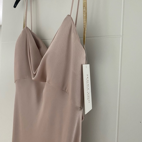 Jenny Yoo Addison Satin Dress Size 8 - Picture 2 of 5